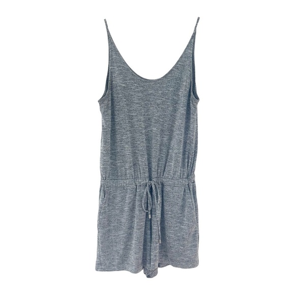 Lou & Grey Marled Gray Soft Romper Sz S - Picture 3 of 8